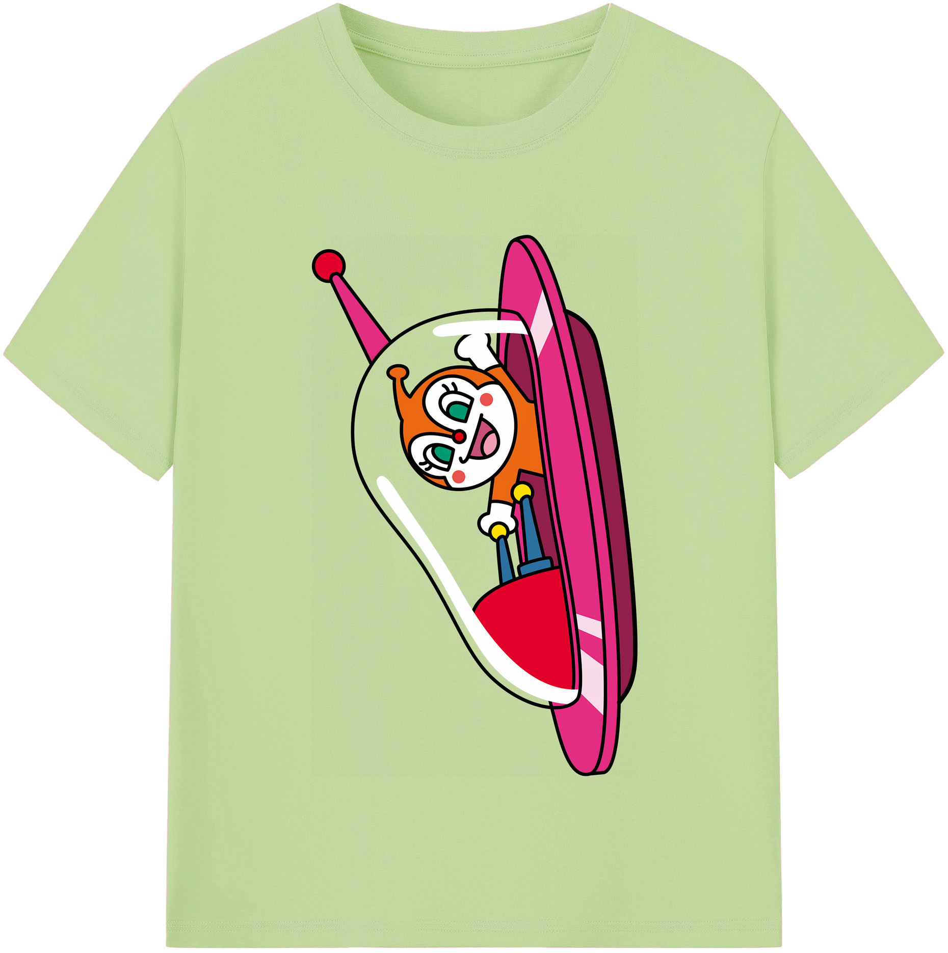 （画像用） アンパンマン Anpanman 綿100％半袖Tシャツ（フロントプリント）